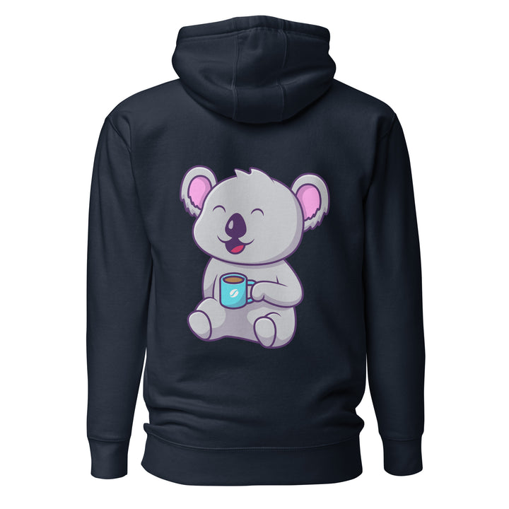 Koala Sleeping in a Cup Unisex Premium Hoodie - ArtyKoala