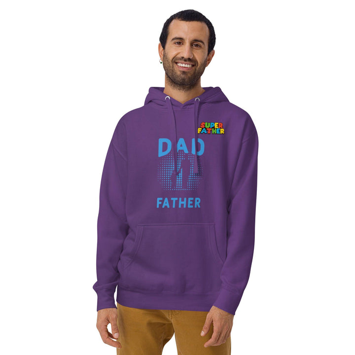 Dad Father Super Man Premium Hoodie - ArtyKoala