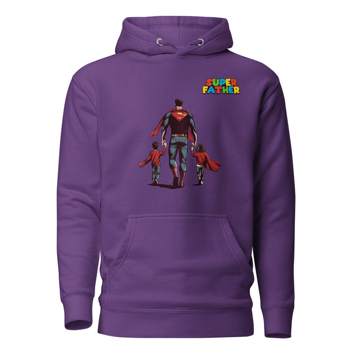 Super Father's Day Man Premium Hoodie - Purple / S - ArtyKoala