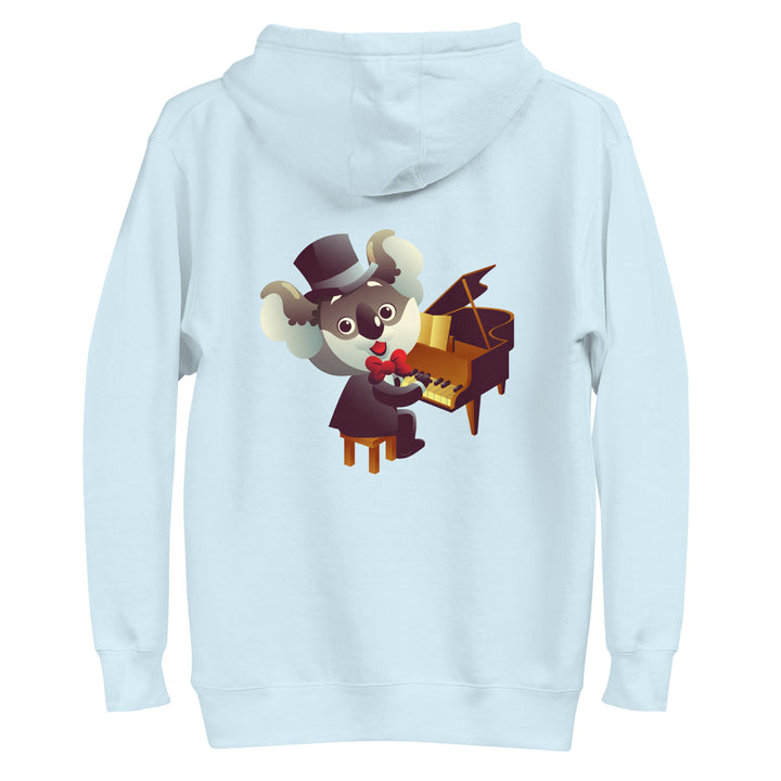 Koala Musicians Piano Man Premium Hoodie - ArtyKoala