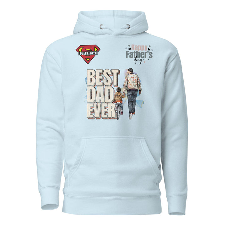 Best Dad Ever Man Premium Hoodie - Sky Blue / S - ArtyKoala