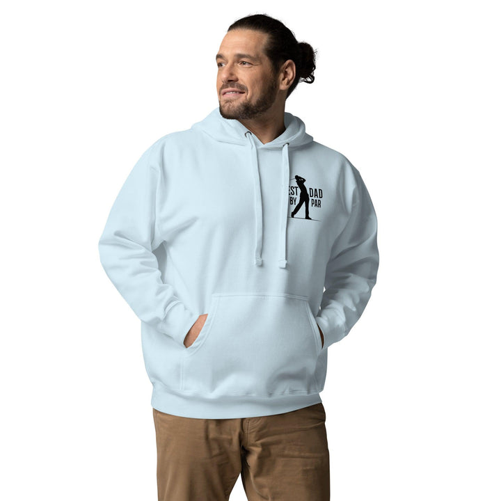 Best Dad By Par Black Man Premium Hoodie - ArtyKoala