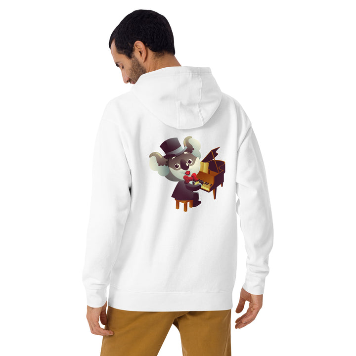 Koala Musicians Piano Man Premium Hoodie - ArtyKoala