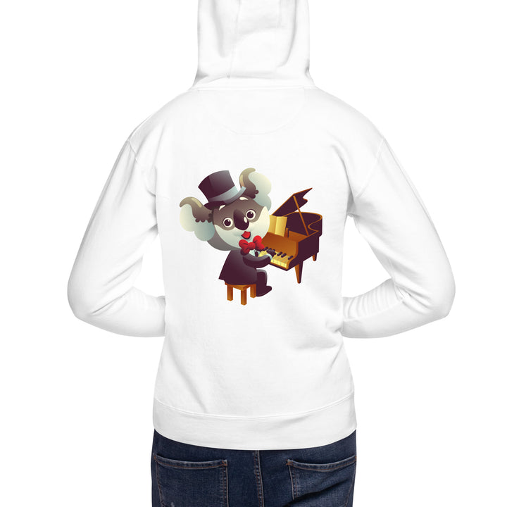 Koala Musicians Piano Man Premium Hoodie - ArtyKoala