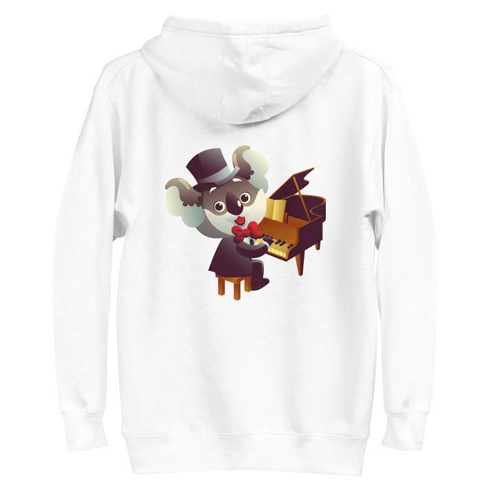 Koala Musicians Piano Man Premium Hoodie - ArtyKoala