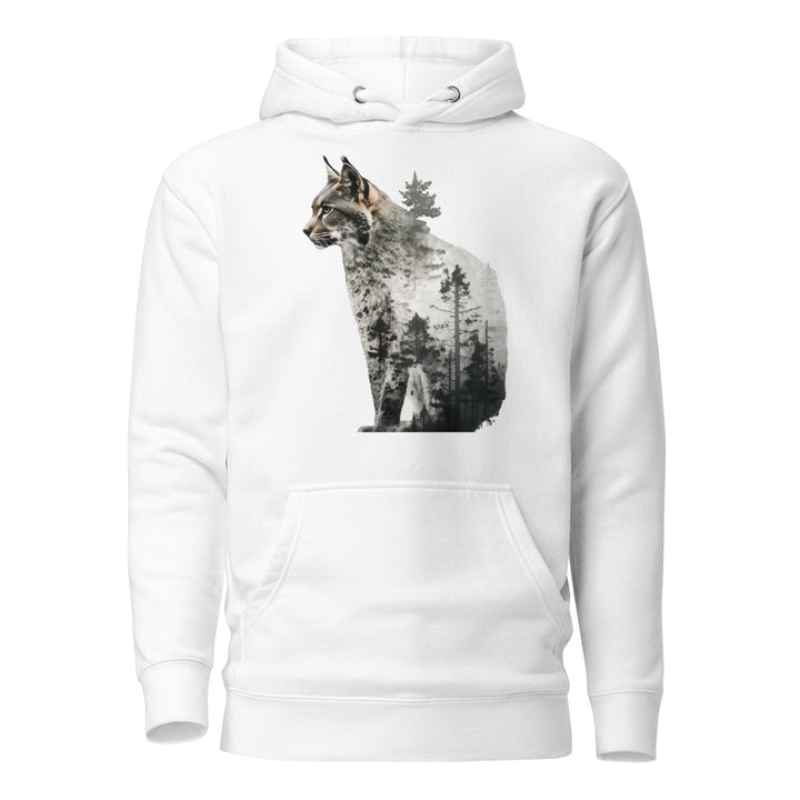 Wild Cat Man Premium Hoodie - White / S - ArtyKoala