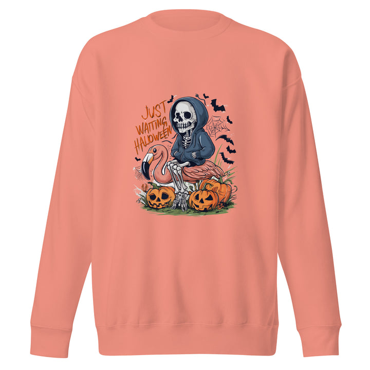 Just Waiting Halloween Unisex Premium Sweatshirt - ArtyKoala