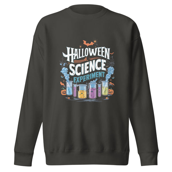 Halloween Science Unisex Premium Sweatshirt - Vintage Black / S - ArtyKoala