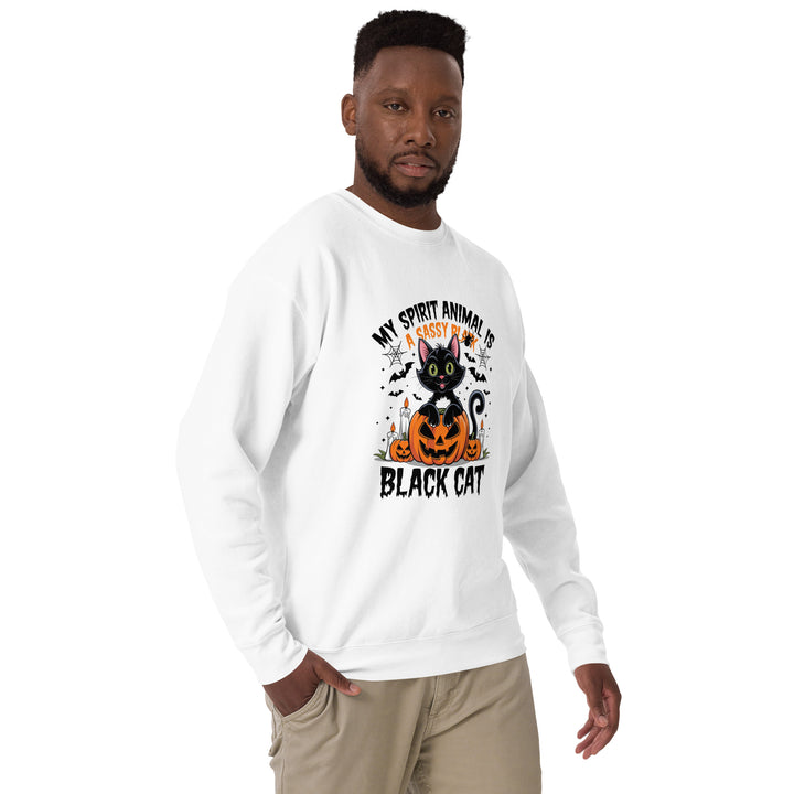 My Animal Spirit is Black Cat Unisex Premium Sweatshirt - ArtyKoala