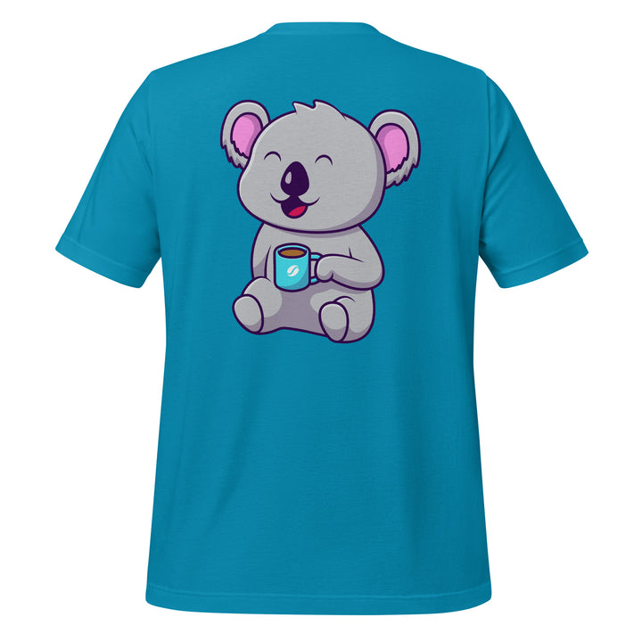 Koala Sleeping in a Cup Unisex Premium T-shirt - ArtyKoala