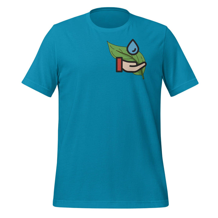 Drop Sustainability Womam Premium T-shirt - Aqua / S - ArtyKoala