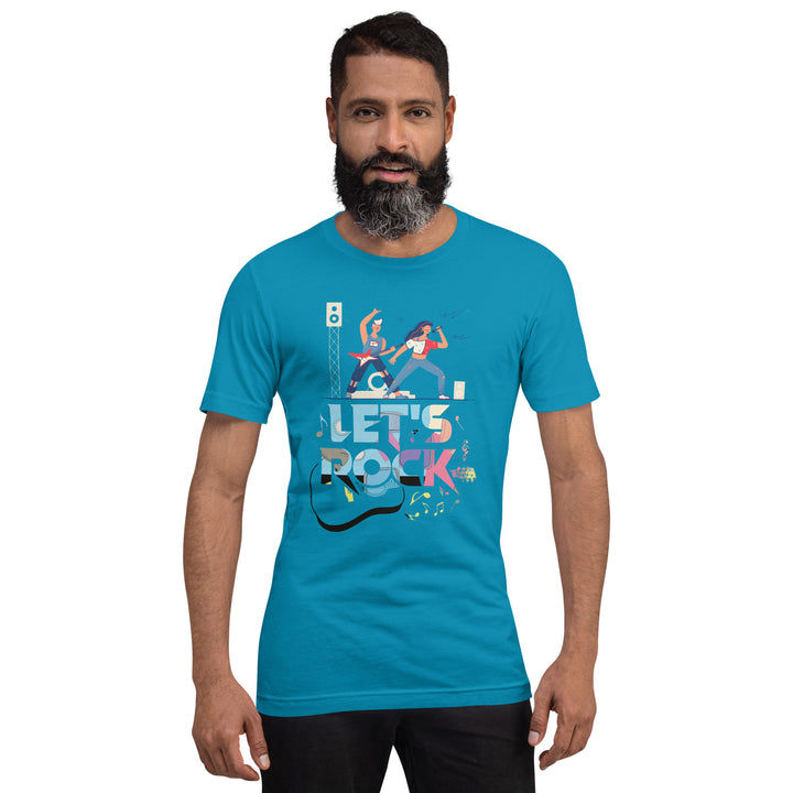 Let's Rock Premium Cotton Unisex T-shirt - ArtyKoala