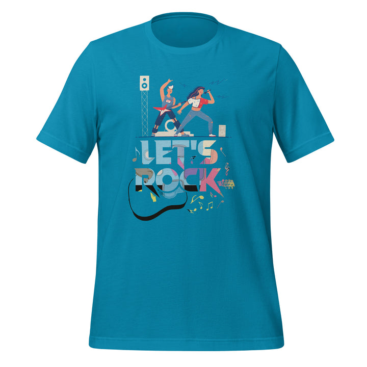 Let's Rock Premium Cotton Unisex T-shirt - ArtyKoala