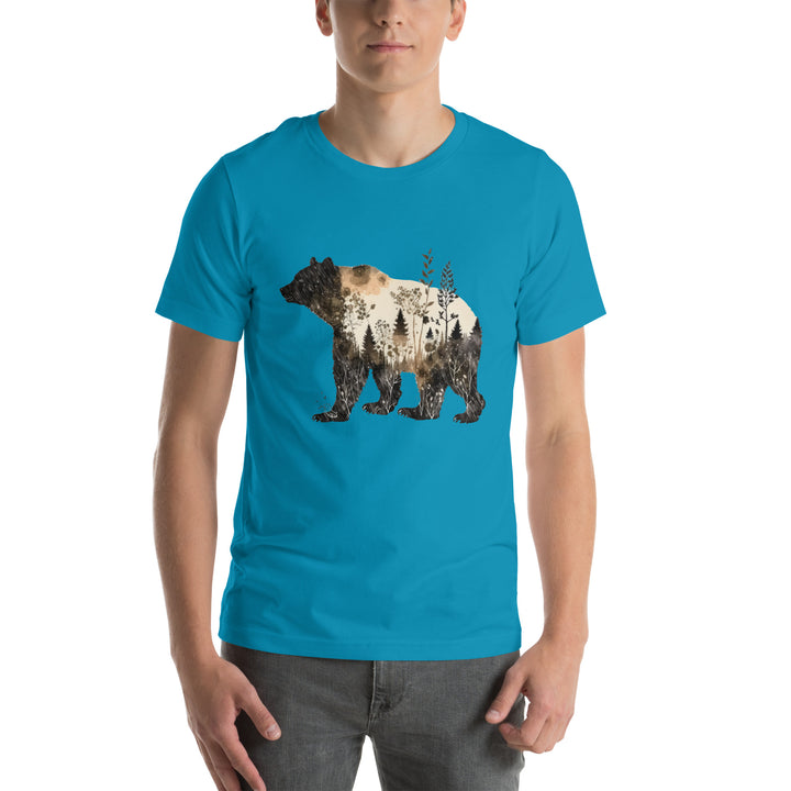 Bear and Nature Premium Unisex T-shirt - ArtyKoala