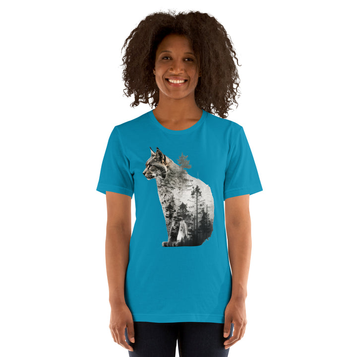 Lynx and Nature Premium Unisex T-shirt - ArtyKoala