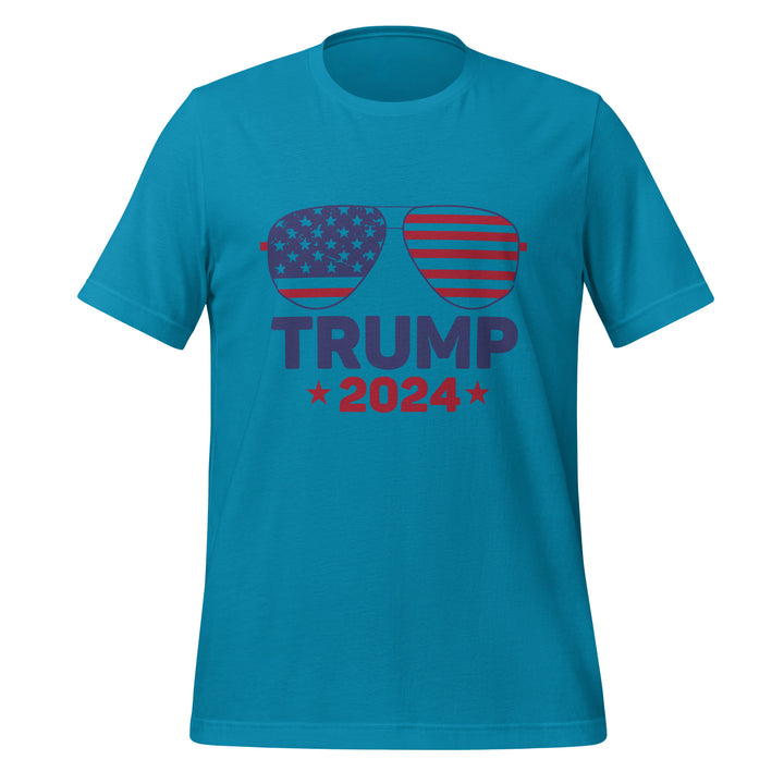 Trump 24 Goggles Unisex T-shirt - Aqua / S - ArtyKoala