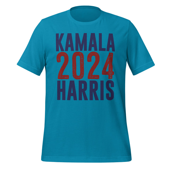 Kamala 2024 Harris Unisex T-shirt - Aqua / S - ArtyKoala