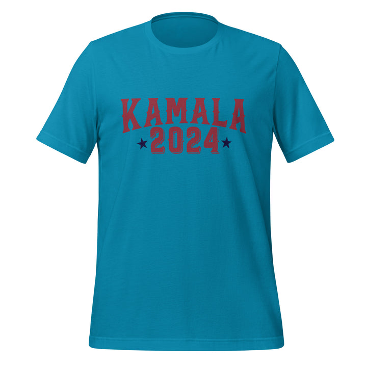 Kamala 2024 Unisex T-shirt - Aqua / S - ArtyKoala