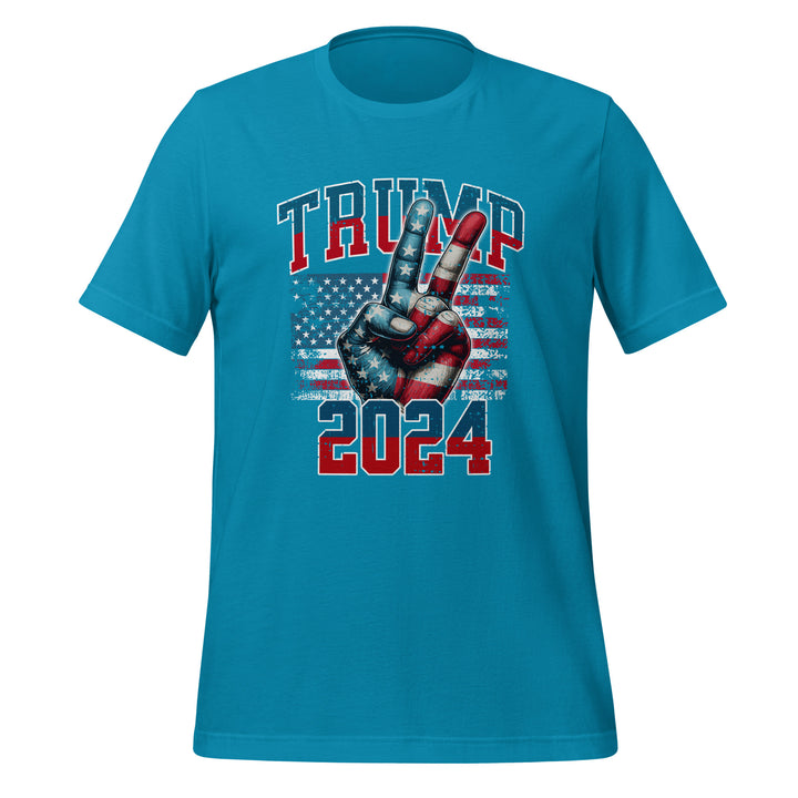 Trump Victory 2024 Unisex T-shirt - Aqua / S - ArtyKoala