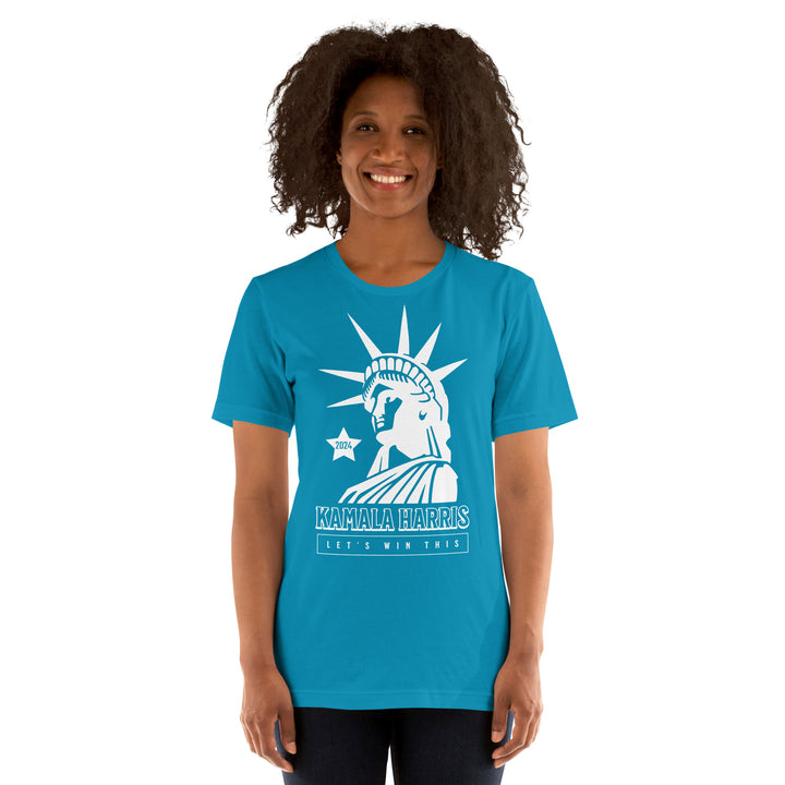 Kamala Harris Lef's Win This Liberty Unisex T-shirt - ArtyKoala