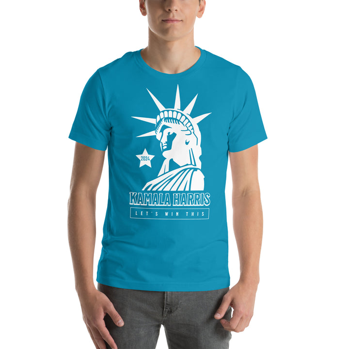 Kamala Harris Lef's Win This Liberty Unisex T-shirt - ArtyKoala