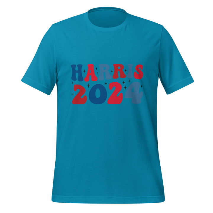 Harris 2024 Era Unisex T-shirt - Aqua / S - ArtyKoala