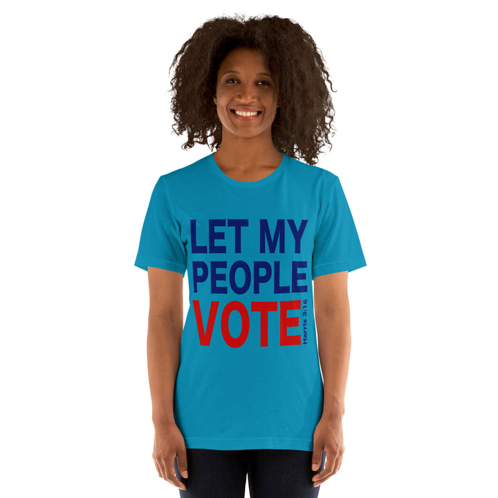 Let My People Vote Kamala Unisex T-shirt - ArtyKoala