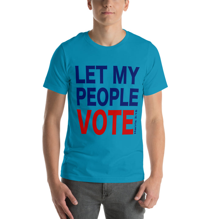 Let My People Vote Kamala Unisex T-shirt - ArtyKoala