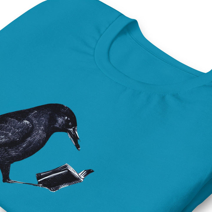 Reading crow Man t-shirt - ArtyKoala