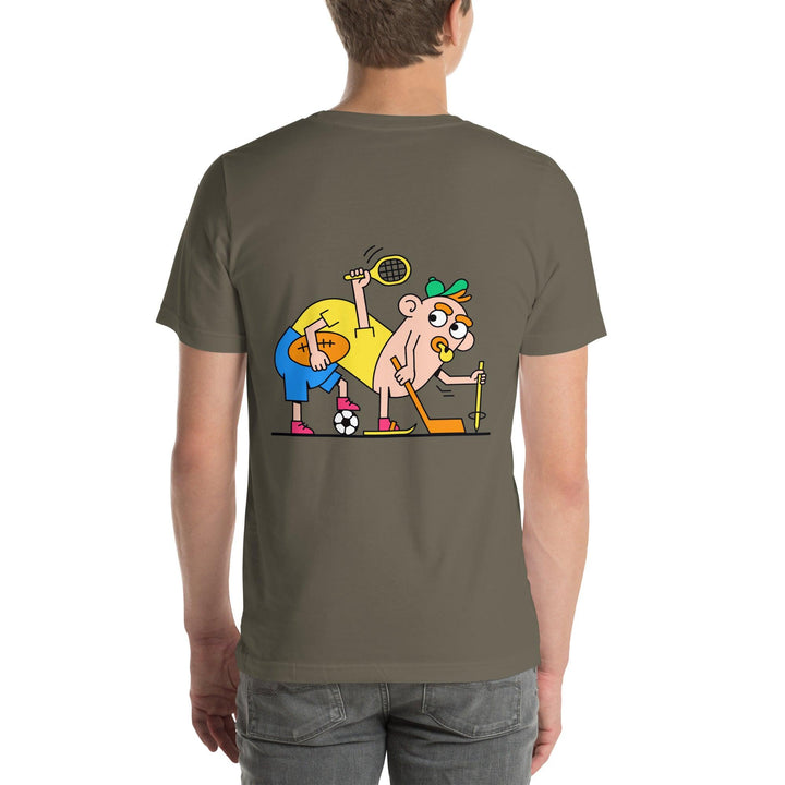 Playing Sports Man Premium T-shirt - ArtyKoala