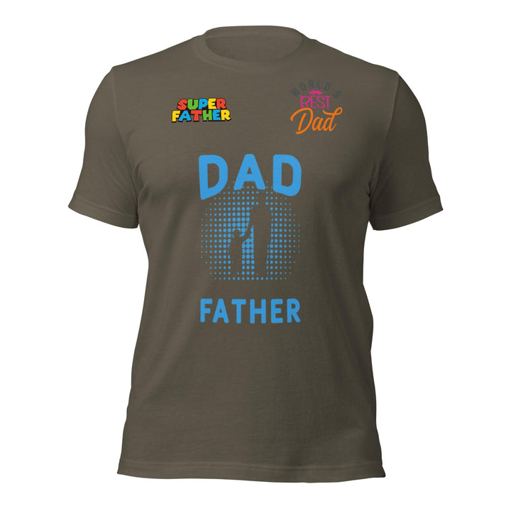 Dad Father Man Premium T-shirt - Army / S - ArtyKoala