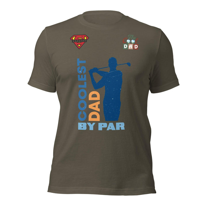 The Cool Dad By Par Man Premium T-shirt - Army / S - ArtyKoala