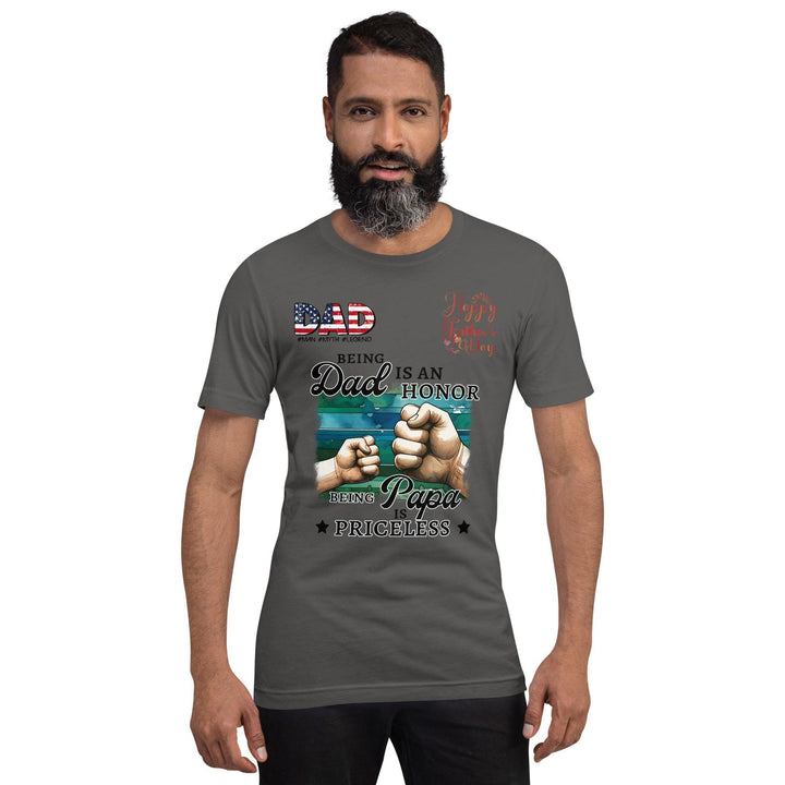 Being Dad Is Honor Men Premium T-shirt - ArtyKoala