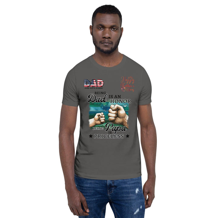 Being Dad Is Honor Men Premium T-shirt - ArtyKoala