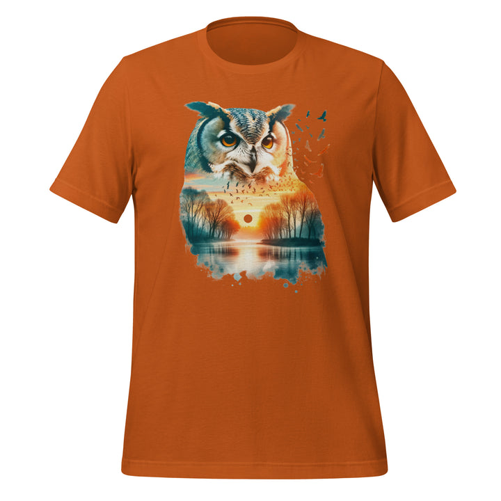 Long Live The Owls Unisex T-shirt - Autumn / S - ArtyKoala