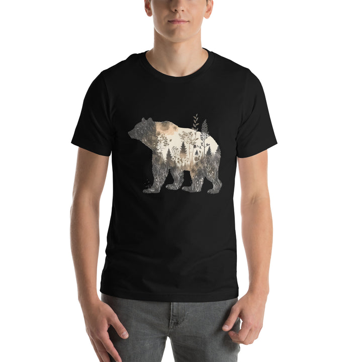 Bear and Nature Premium Unisex T-shirt - ArtyKoala