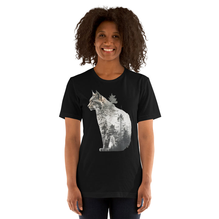 Lynx and Nature Premium Unisex T-shirt - ArtyKoala