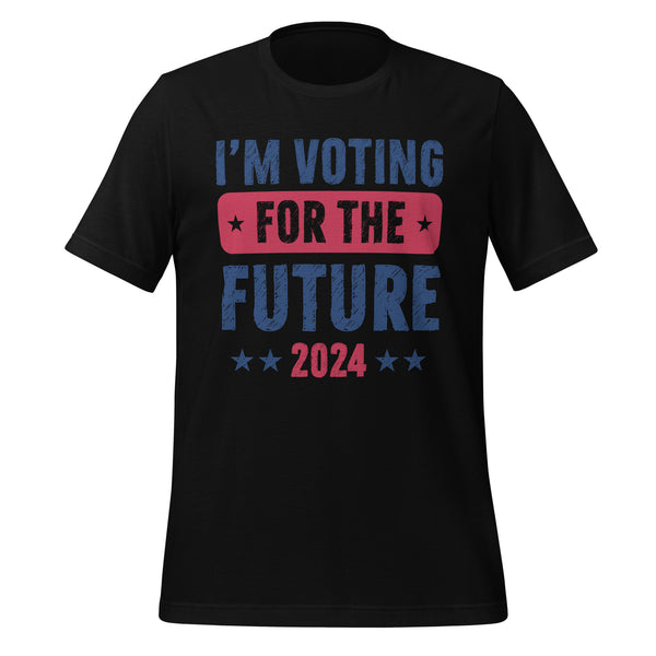 I'm Voting For The Future Trump Unisex T-shirt - Black / S - ArtyKoala