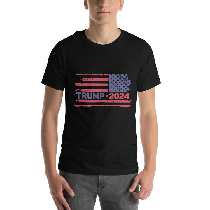 Flag and Trump Unisex T-shirt - ArtyKoala