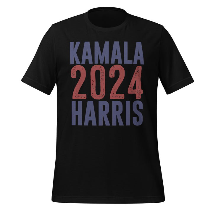 Kamala 2024 Harris Unisex T-shirt - Black / S - ArtyKoala