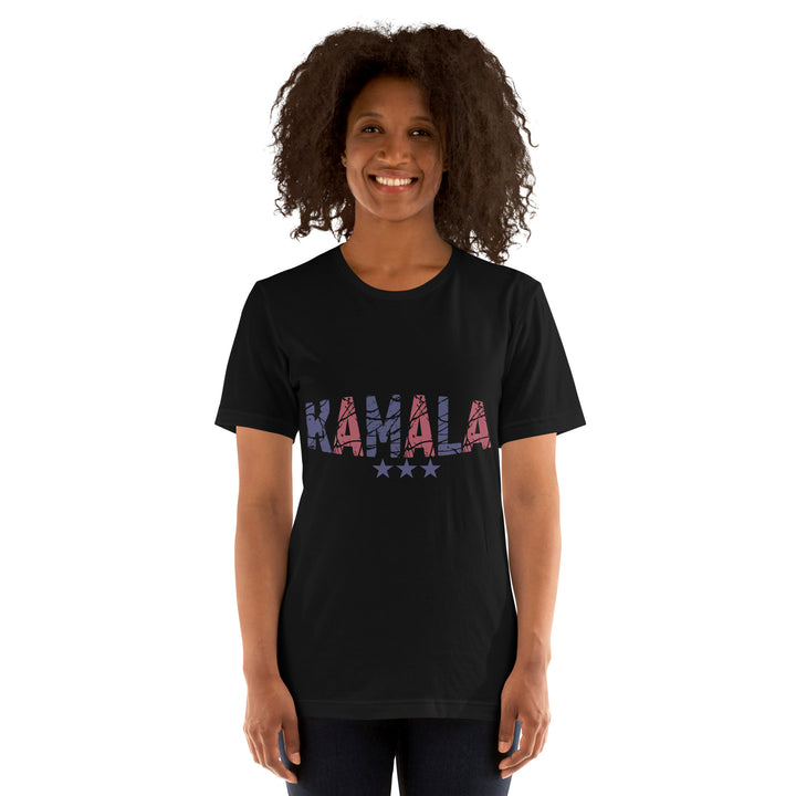 Kamala Three Stars Unisex T-shirt - ArtyKoala