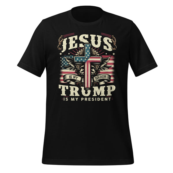 Jesus Trump Is My President Unisex T-shirt - S - ArtyKoala