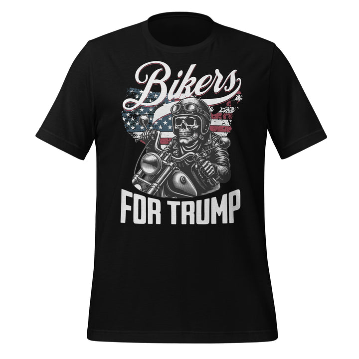 Bikers For Trump Unisex T-shirt - Black / S - ArtyKoala