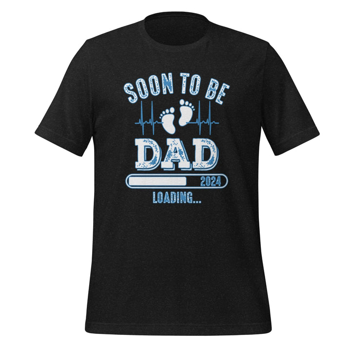 Soon to be Father premium T-Shirt - Black Heather / S - ArtyKoala