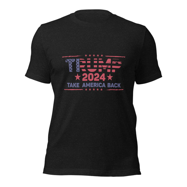 Take America Back Premium Unisex T-shirt - Black Heather / S - ArtyKoala