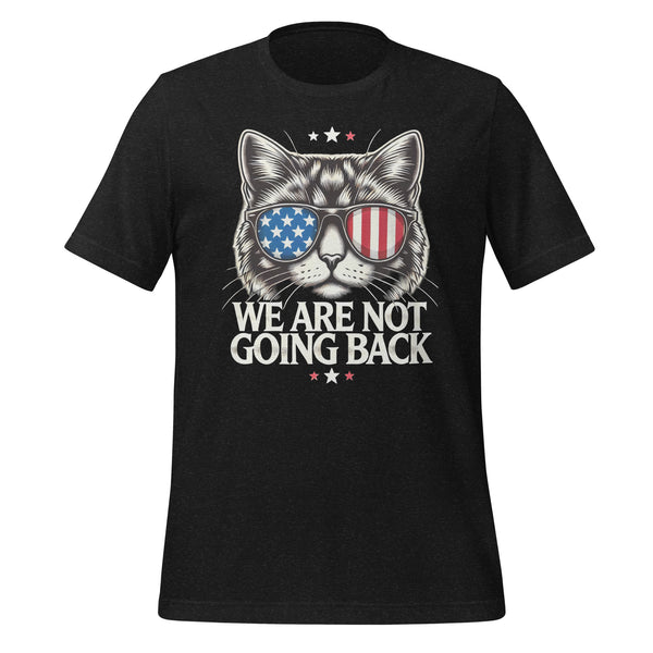 We Are Not Going Back Premium Unisex T-shirt - Black Heather / S - ArtyKoala