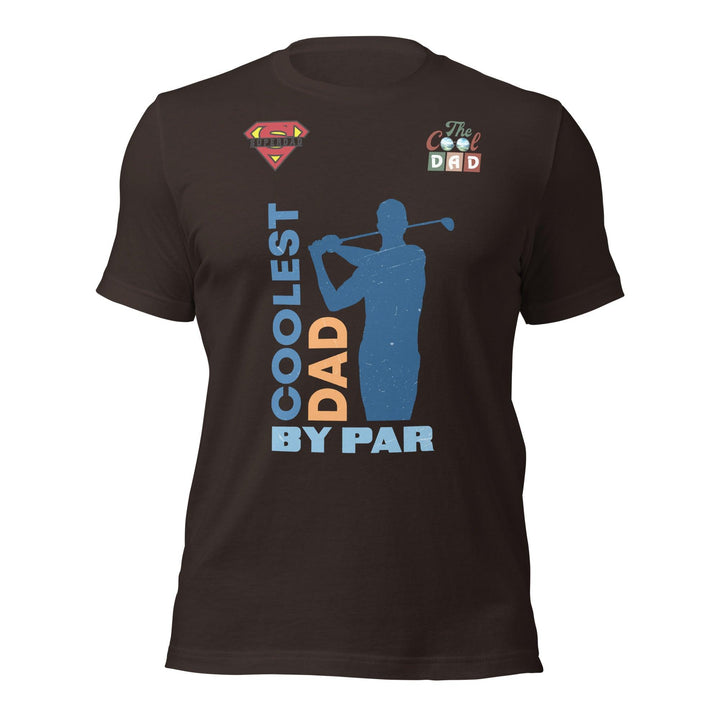 The Cool Dad By Par Man Premium T-shirt - Brown / S - ArtyKoala