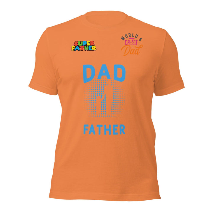 Dad Father Man Premium T-shirt - Burnt Orange / S - ArtyKoala