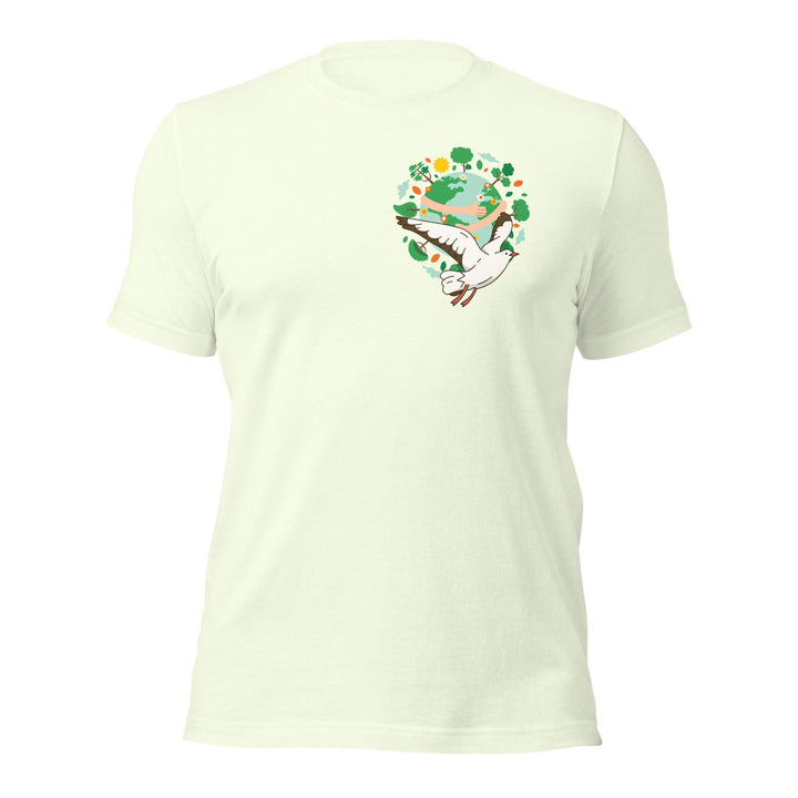 Green World Gull Man Premium T-shirt - Citron / S - ArtyKoala