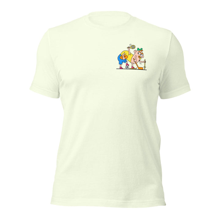 Playing Sports Man Premium T-shirt - Citron / S - ArtyKoala